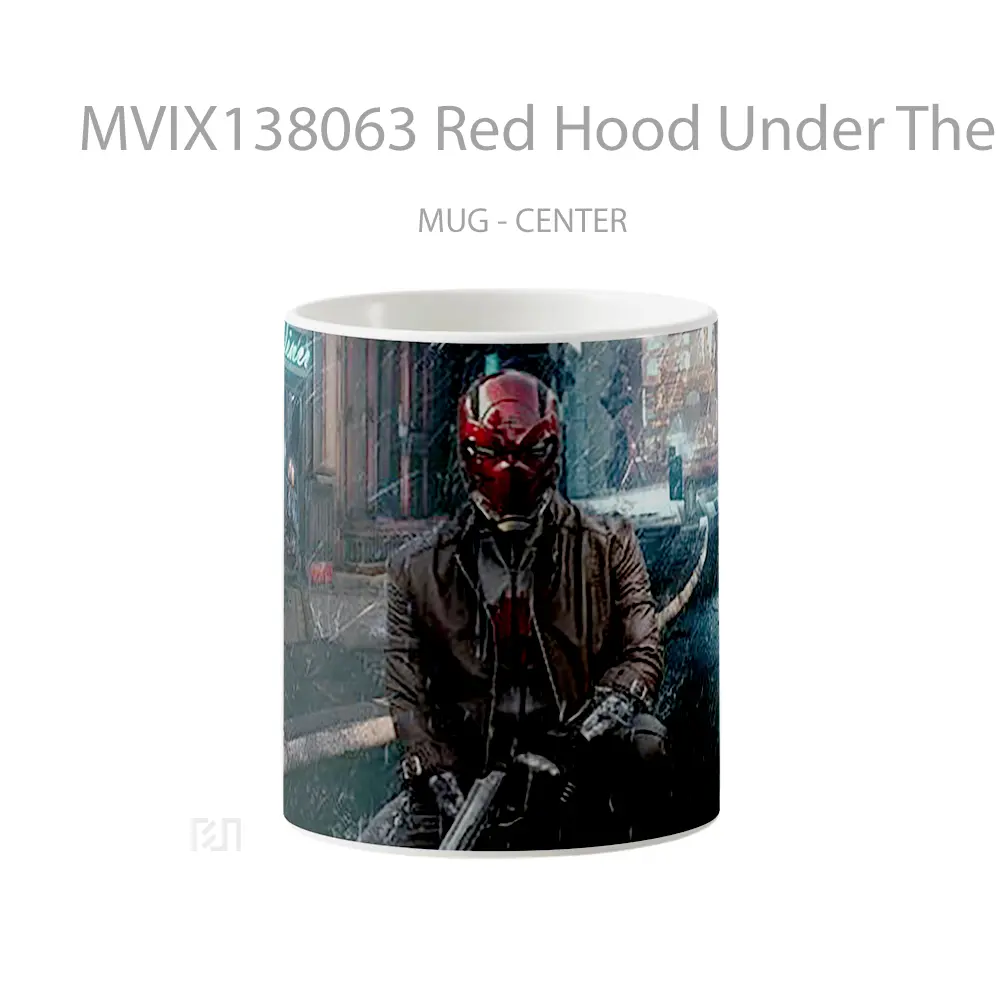 Mug Red Hood Under The Rain Gelas Superhero