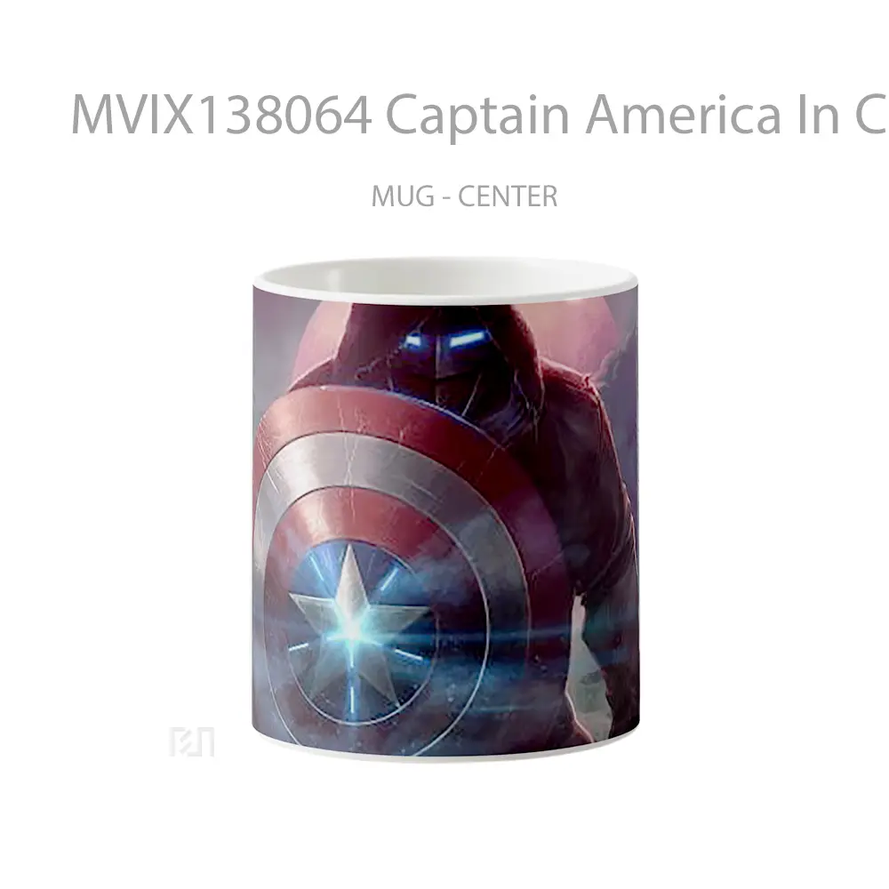 Mug Captain America In Contest Of Champions Gelas Superhero