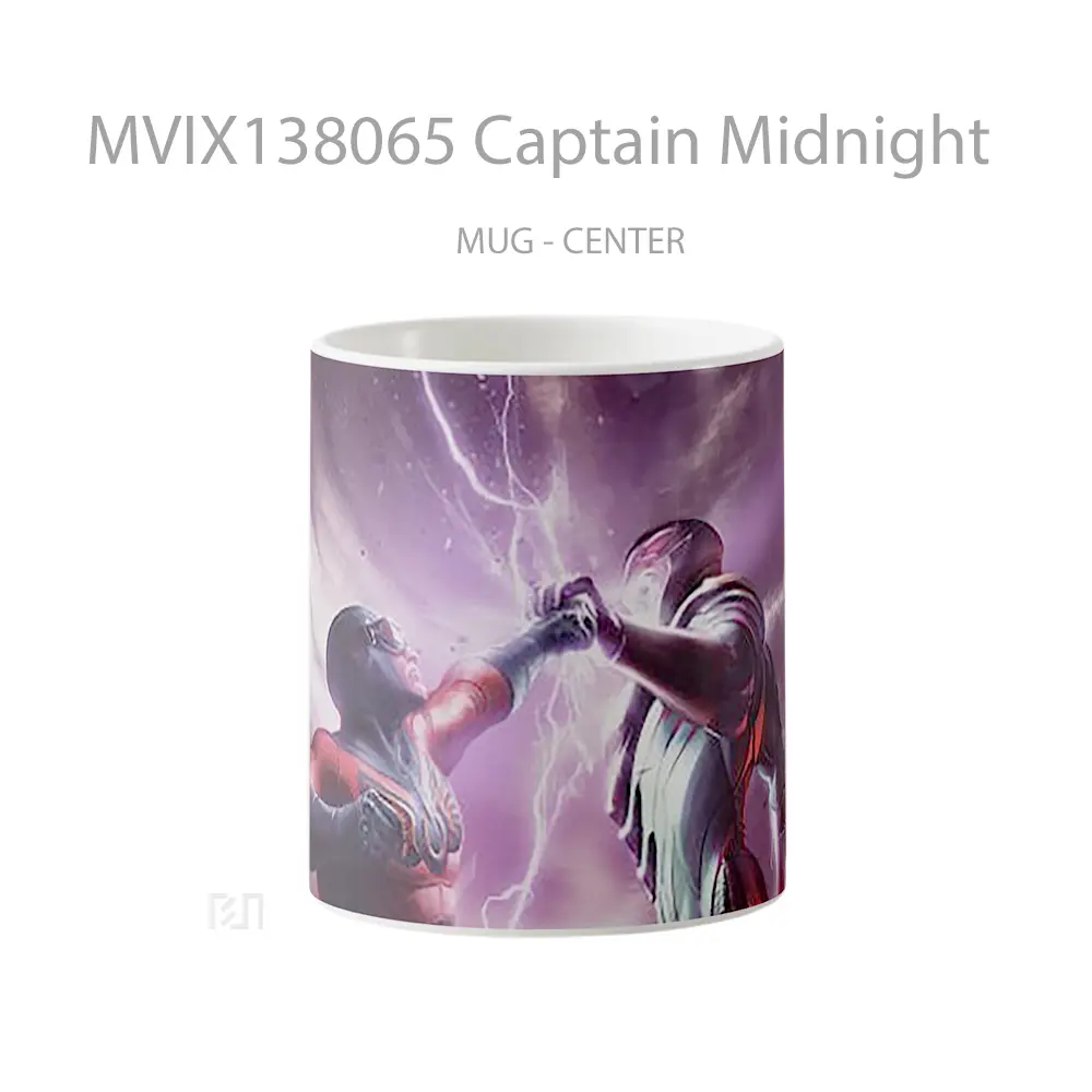 Mug Captain Midnight Gelas Keramik Unik