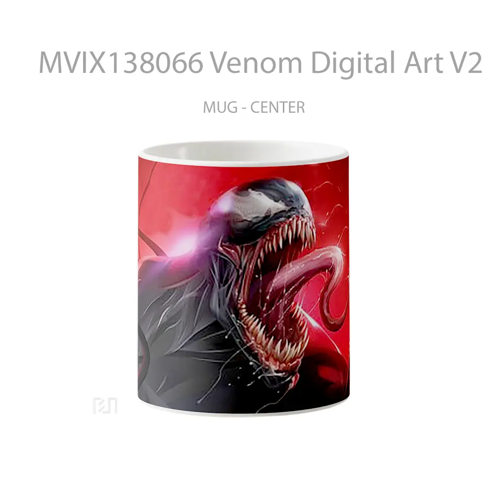 Mug Venom Digital Art V2 Gelas Superhero
