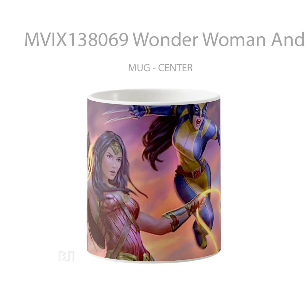 Mug Wonder Woman And X23 Gelas Superhero