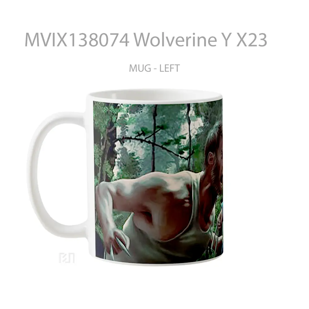 Mug Wolverine Y X23 Gelas Superhero - All-side / Desain