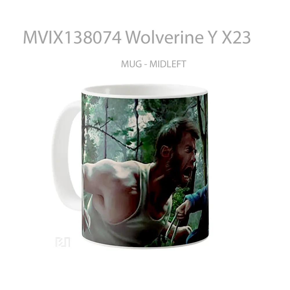 Mug Wolverine Y X23 Gelas Superhero - All-side / Desain