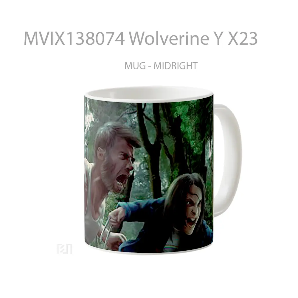 Mug Wolverine Y X23 Gelas Superhero - All-side / Desain