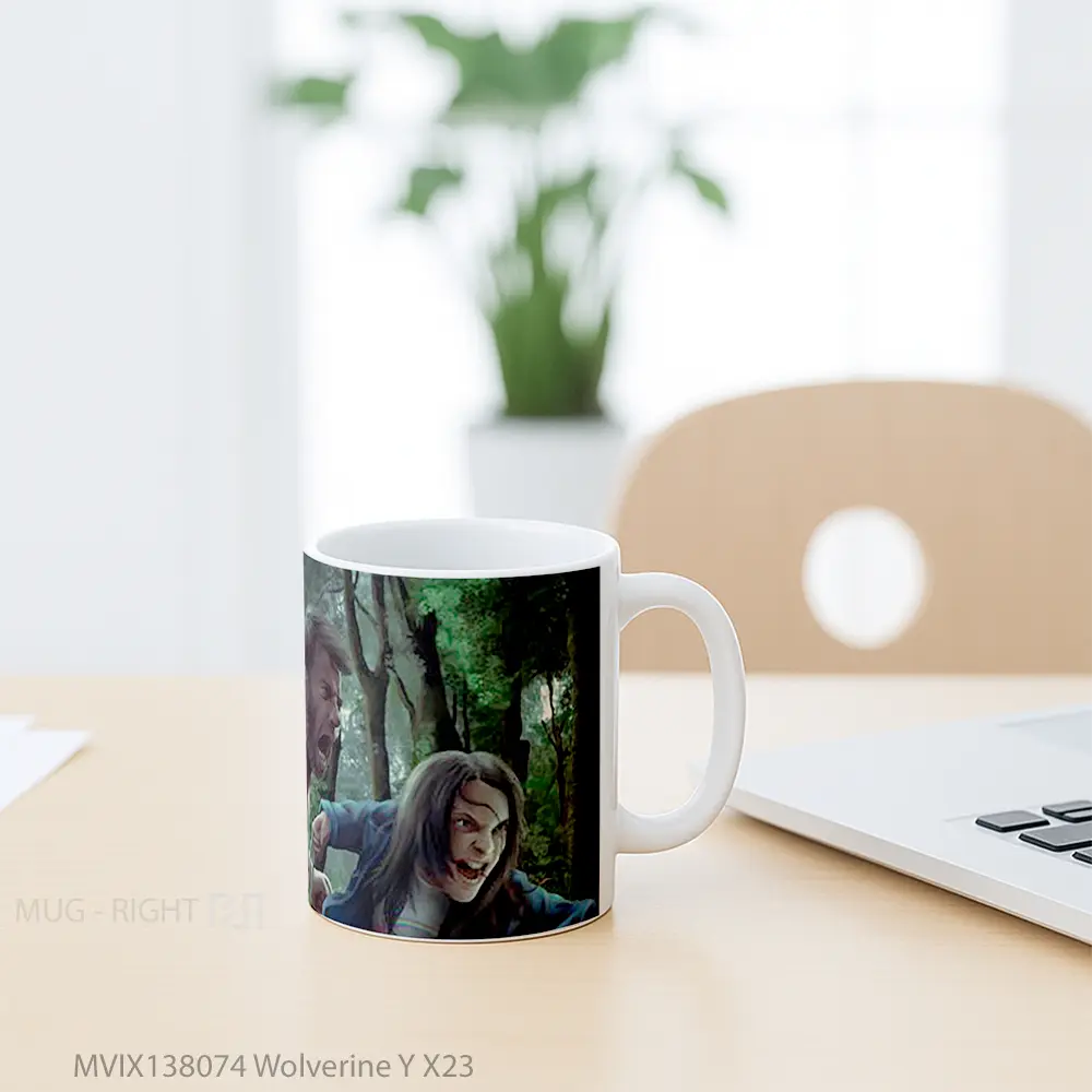 Mug Wolverine Y X23 Gelas Superhero - All-side / Desain