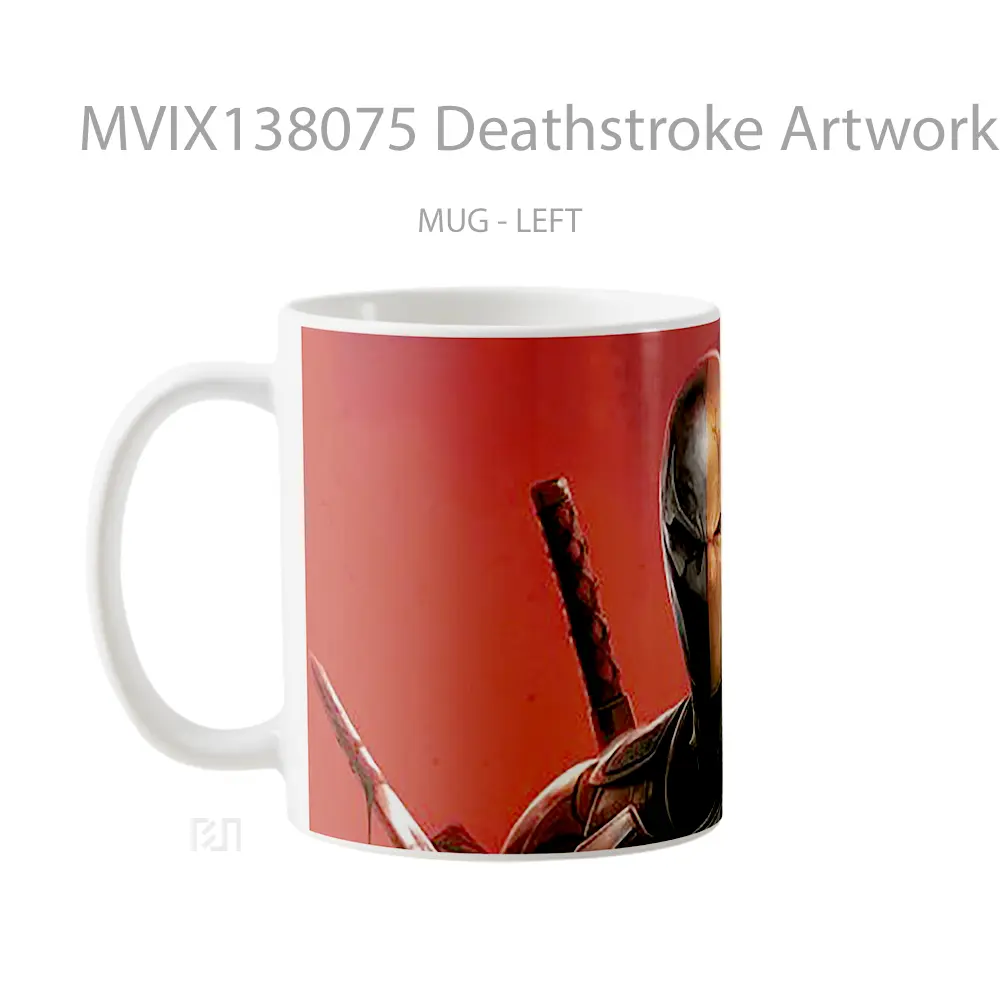 Mug Deathstroke Artwork Gelas Seni Modern - All-side / Desain