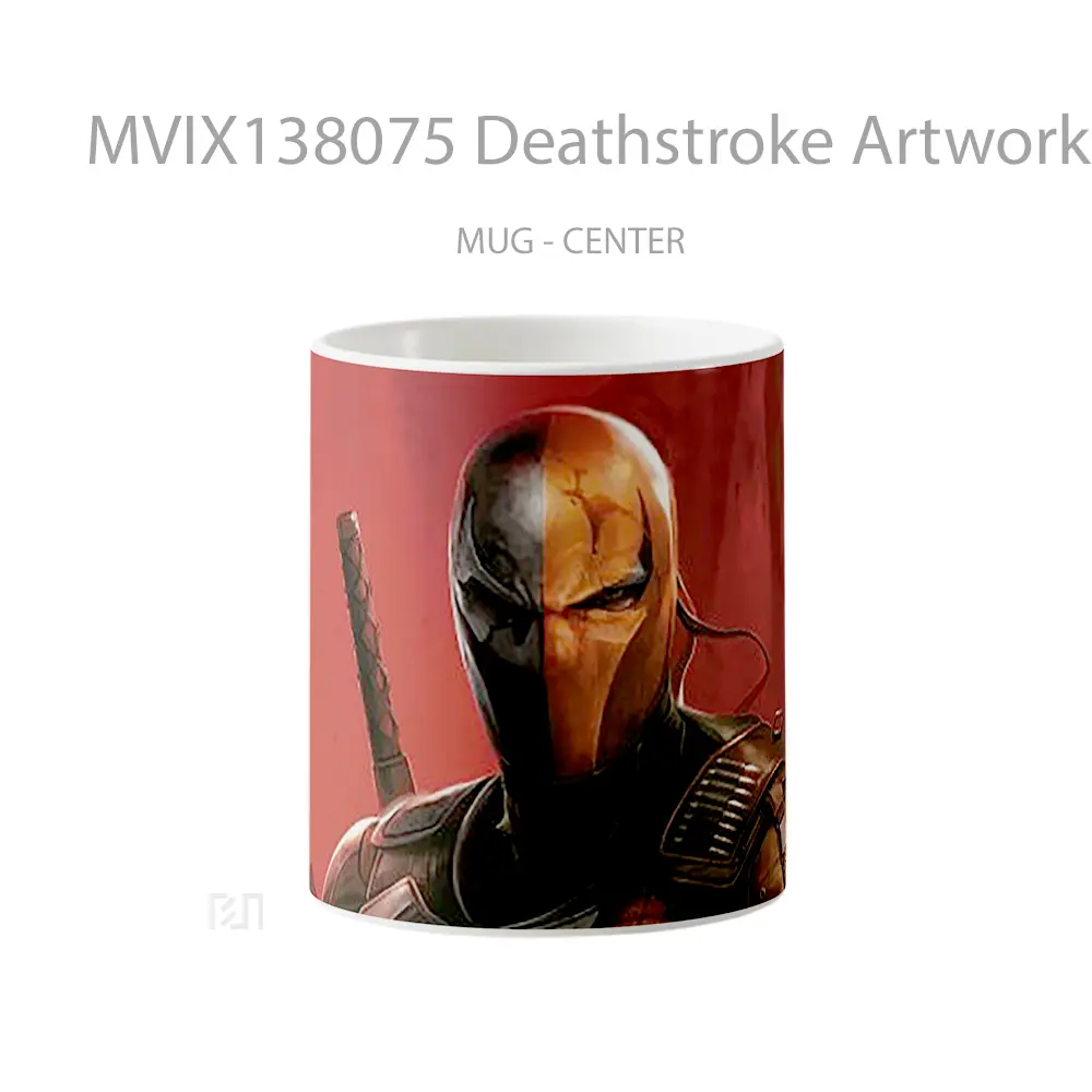 Mug Deathstroke Artwork Gelas Seni Modern