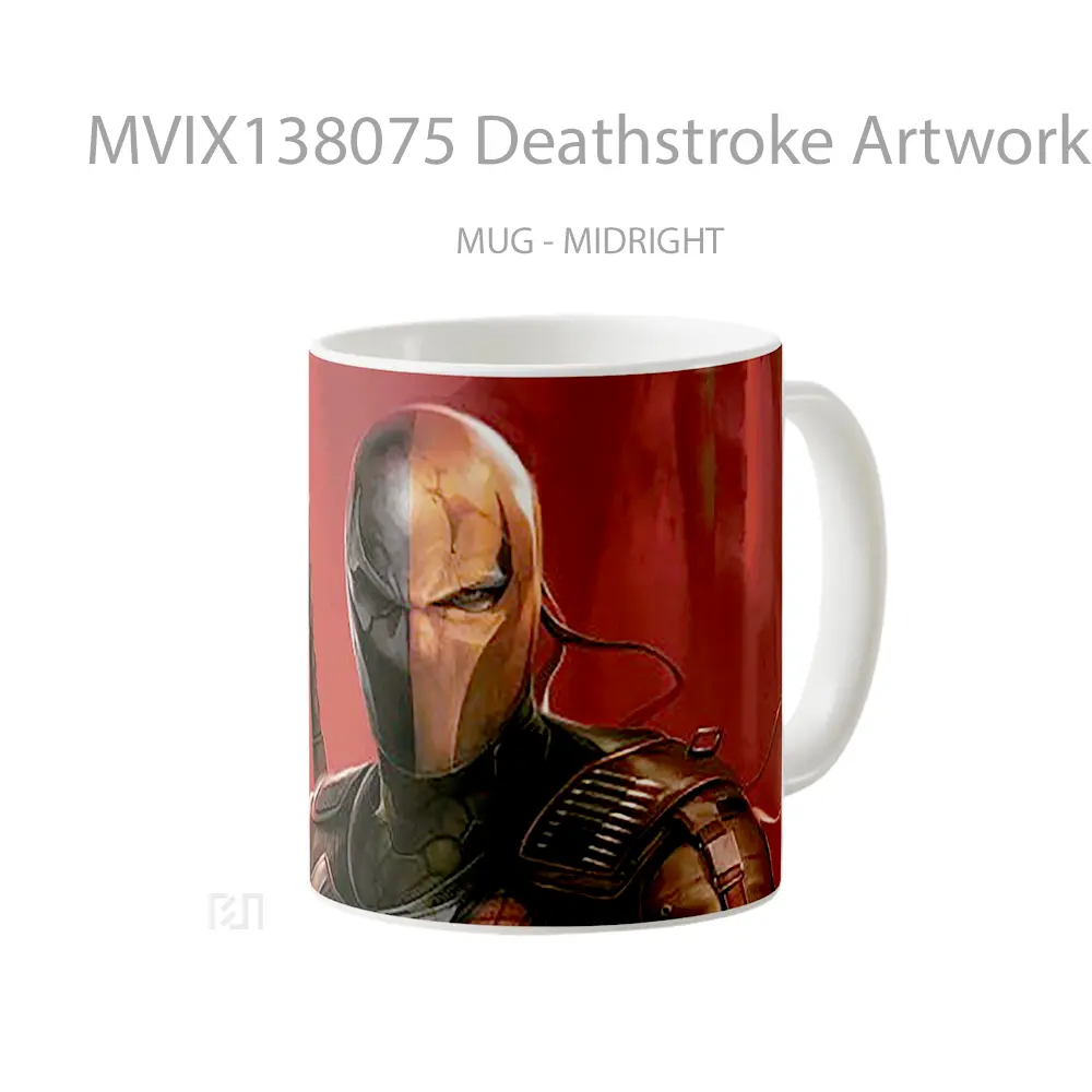 Mug Deathstroke Artwork Gelas Seni Modern - All-side / Desain