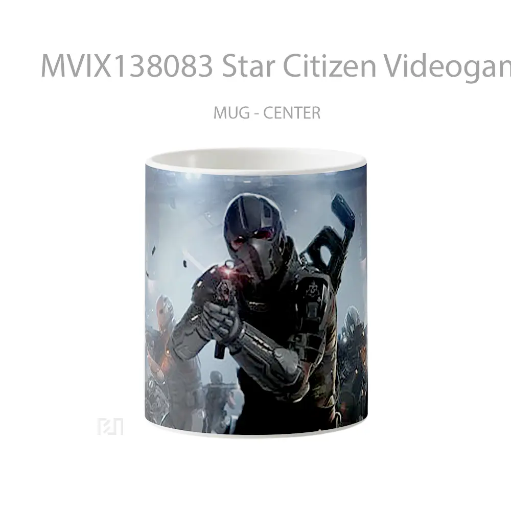 Mug Star Citizen Videogame Gelas Astronomi