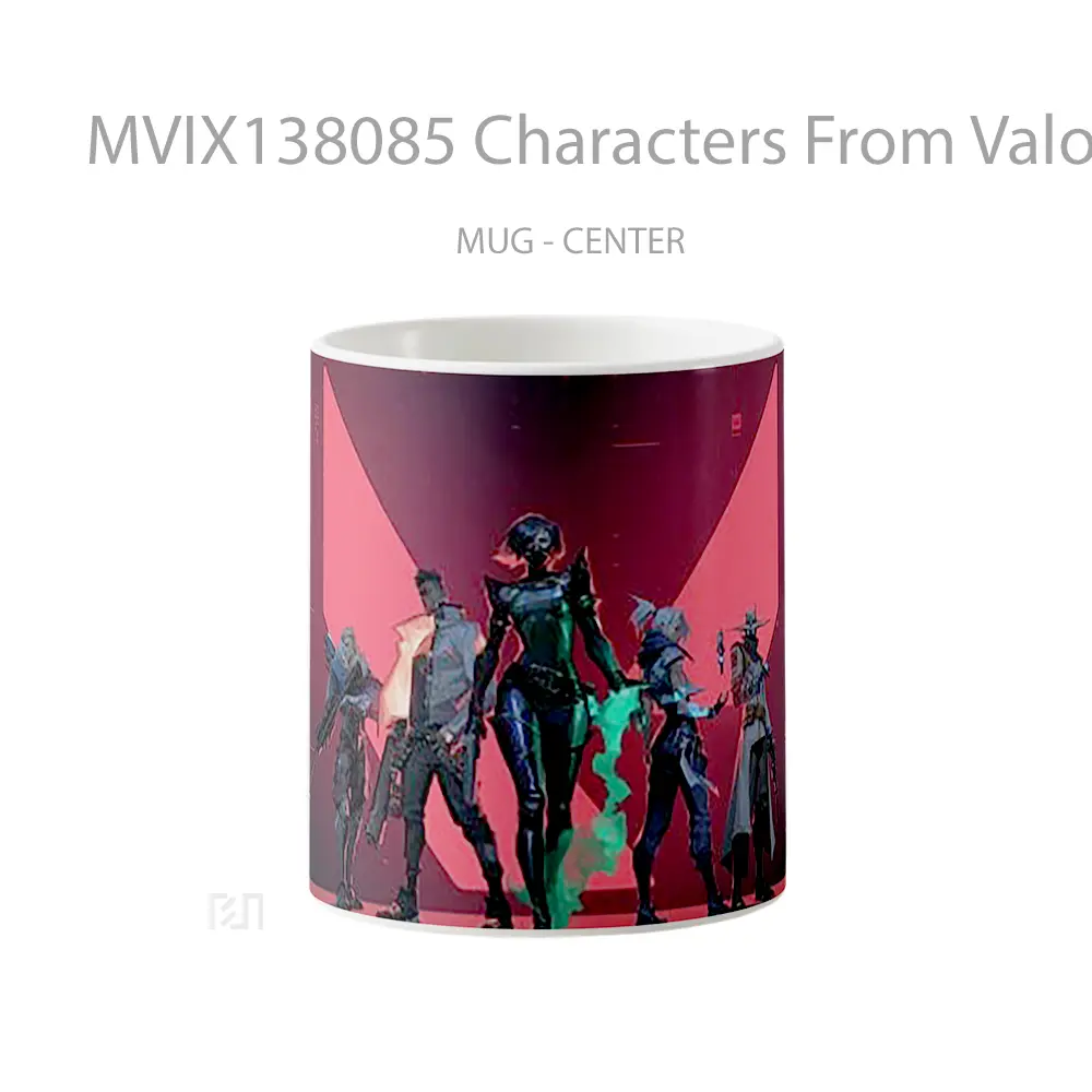 Mug Characters From Valorant V1 Cangkir Gamer
