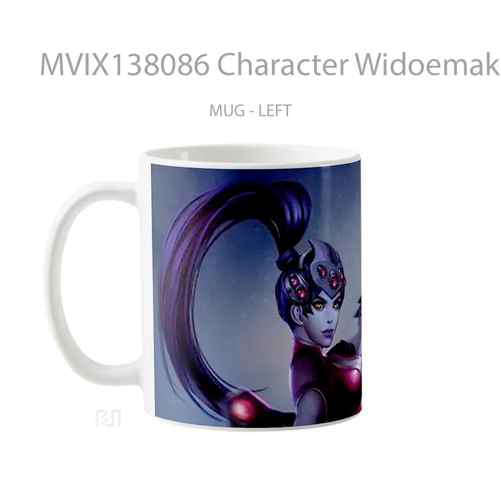 Mug Character Widoemaker From Overwatch Cangkir Gamer - All-side / Desain
