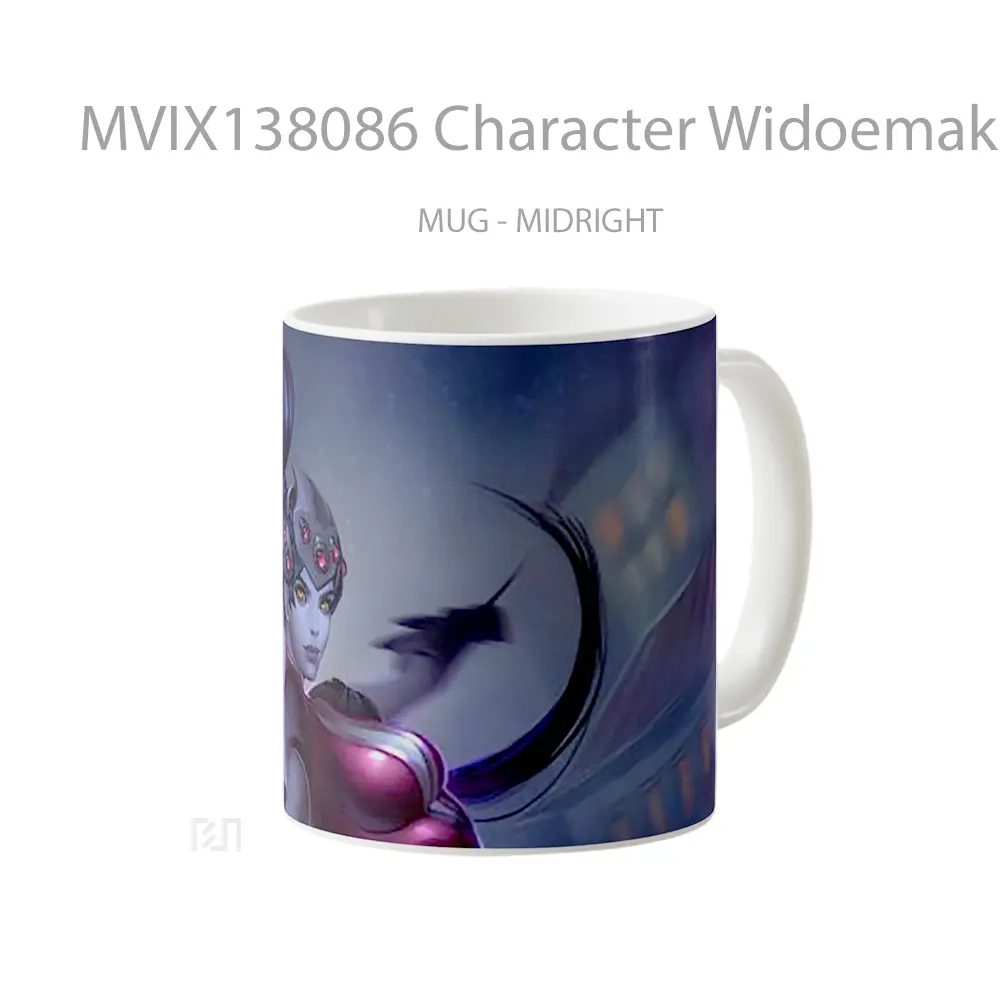 Mug Character Widoemaker From Overwatch Cangkir Gamer - All-side / Desain