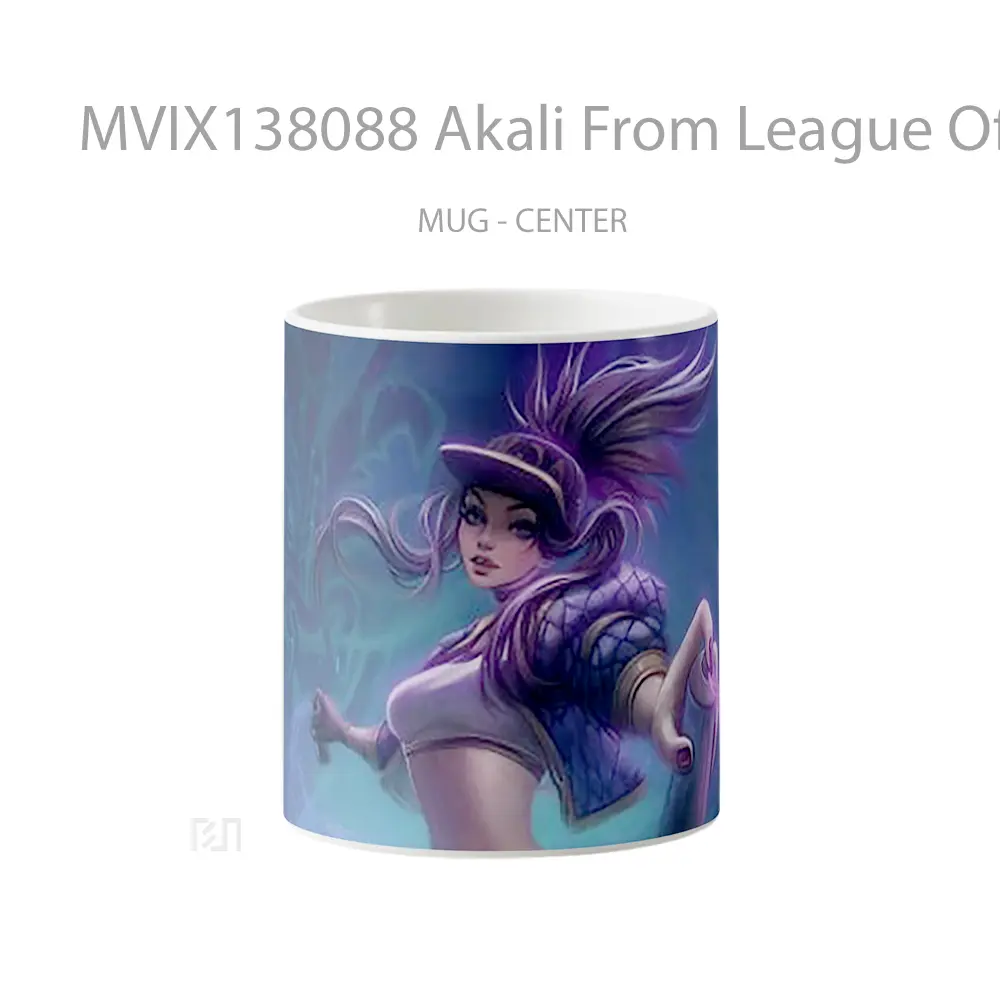 Mug Akali From League Of Legends Cangkir Gamer