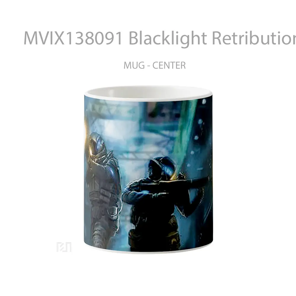 Mug Blacklight Retribution Gelas Keramik Unik
