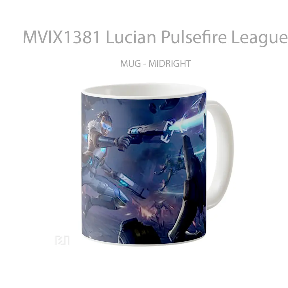 Mug Lucian Pulsefire League Of Legends Cangkir Gamer - All-side / Desain