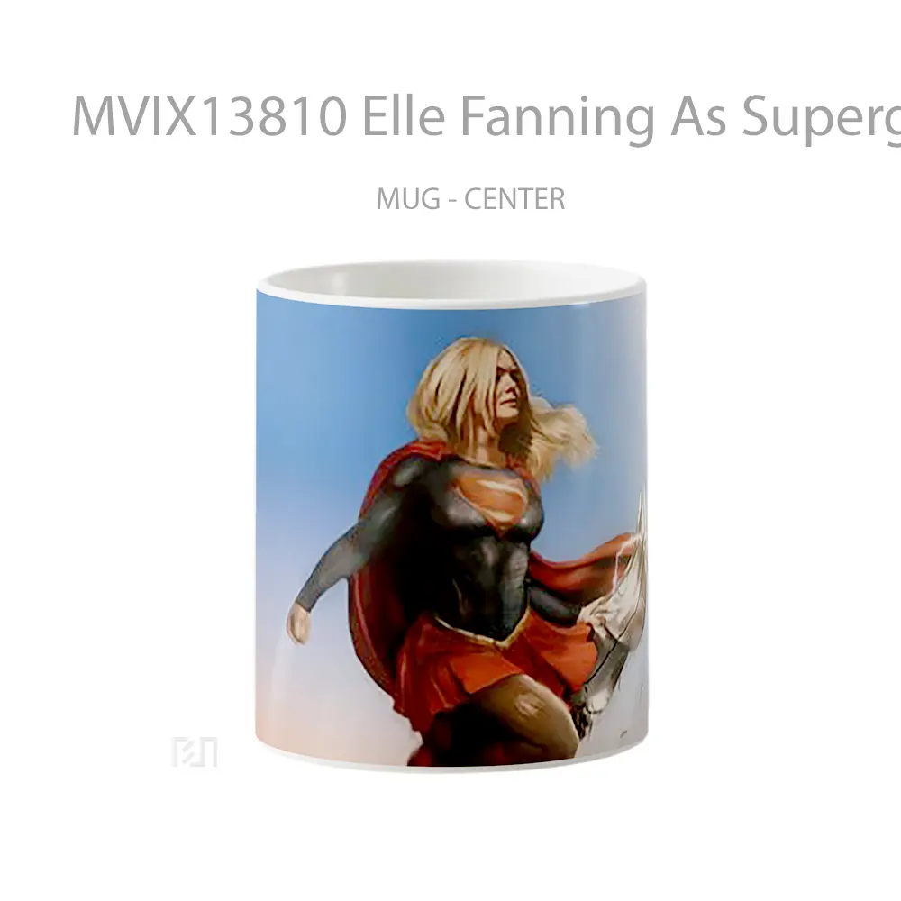 Mug Elle Fanning As Supergirl Gelas Keramik Unik