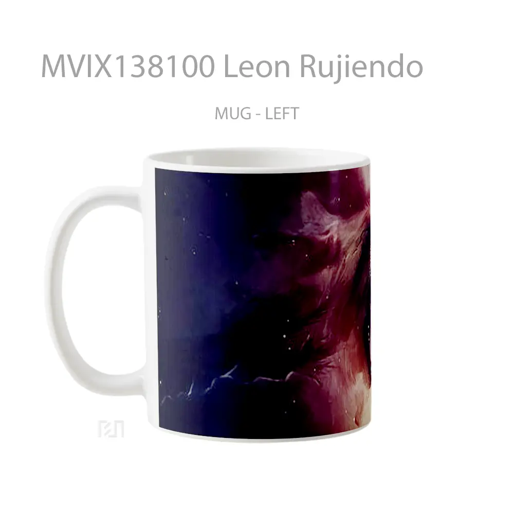 Mug Leon Rujiendo Gelas Keramik Unik - All-side / Desain
