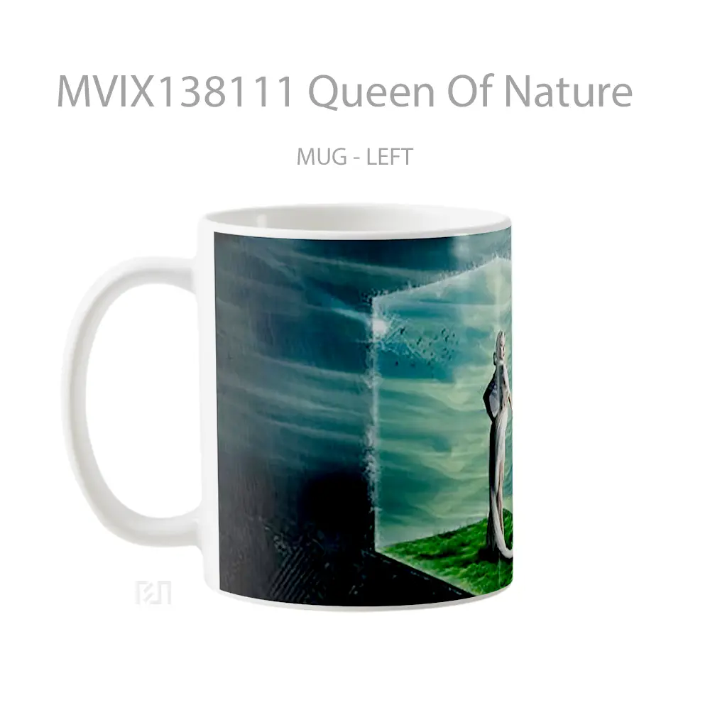 Mug Queen Of Nature Gelas Pemandangan Alam - All-side / Desain
