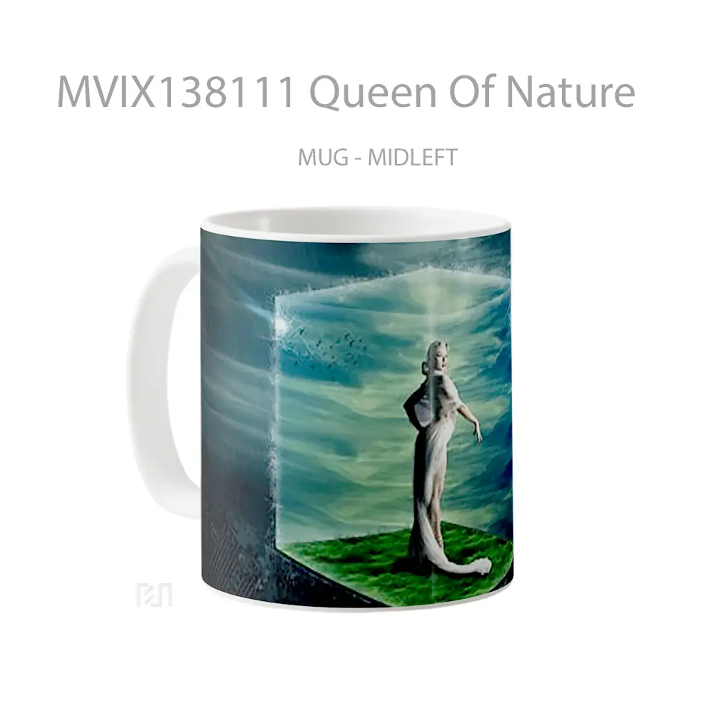 Mug Queen Of Nature Gelas Pemandangan Alam - All-side / Desain