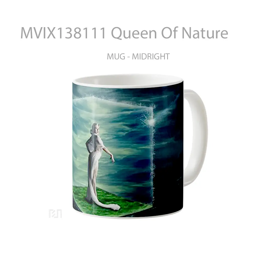 Mug Queen Of Nature Gelas Pemandangan Alam - All-side / Desain