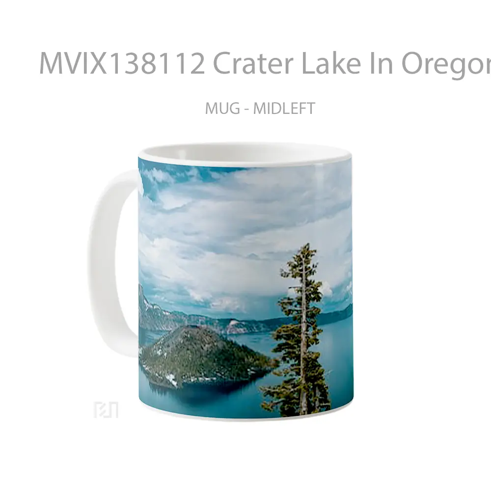 Mug Crater Lake In Oregon Gelas Pemandangan Alam - All-side / Desain