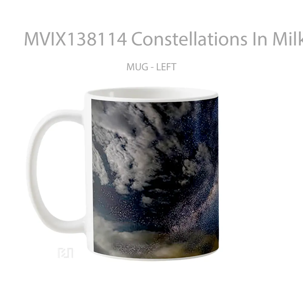 Mug Constellations In Milky Way Gelas Astronomi - All-side / Desain