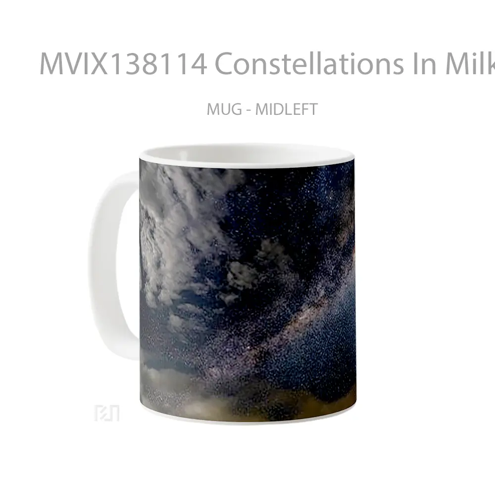 Mug Constellations In Milky Way Gelas Astronomi - All-side / Desain