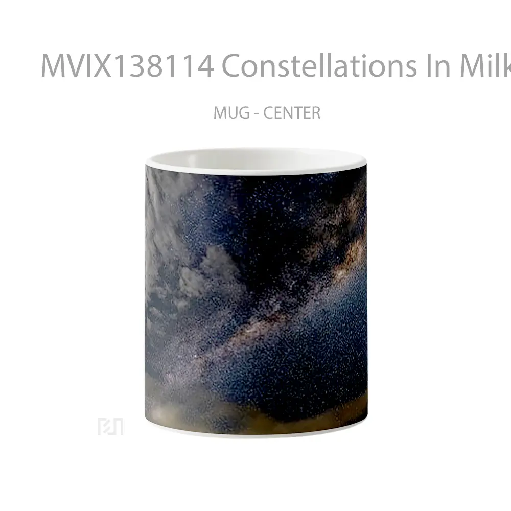 Mug Constellations In Milky Way Gelas Astronomi