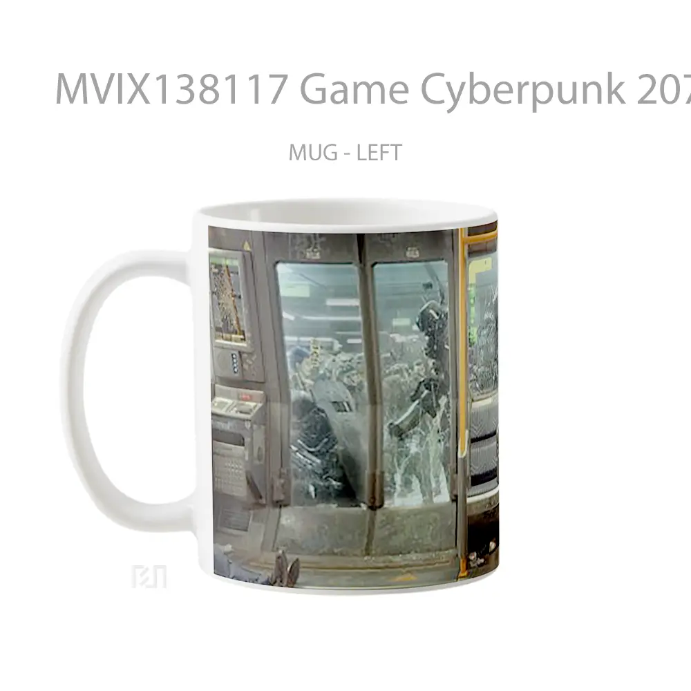 Mug Game Cyberpunk 2077 Cangkir Gamer - All-side / Desain