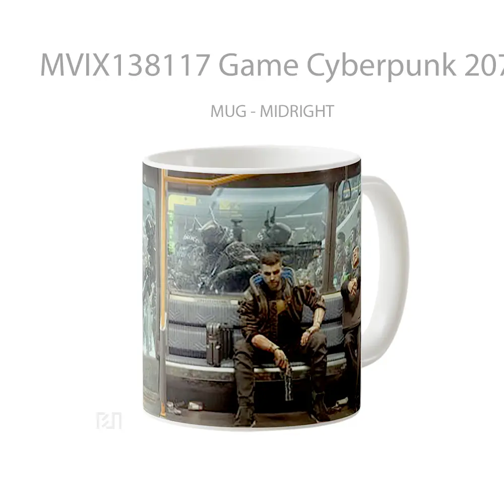 Mug Game Cyberpunk 2077 Cangkir Gamer - All-side / Desain