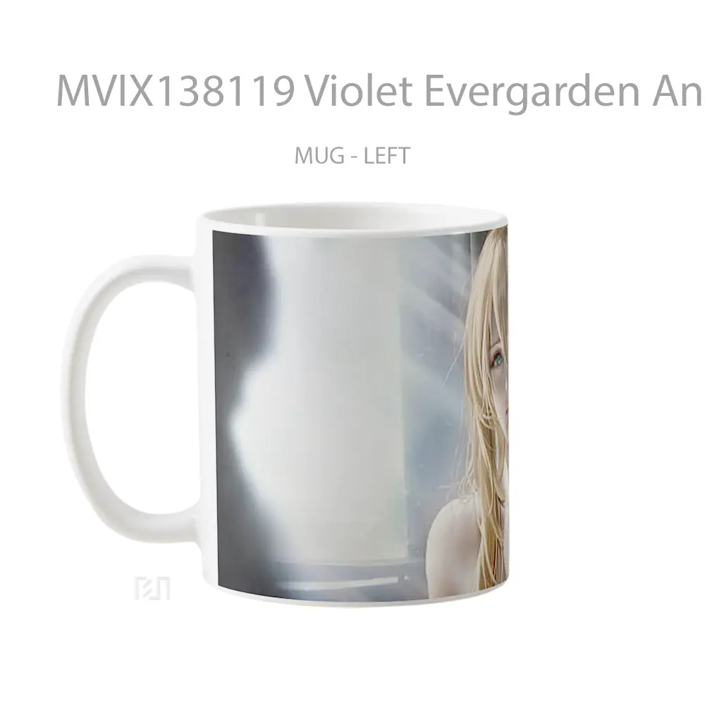 Mug Violet Evergarden Anime Girl Cangkir Anime - All-side / Desain