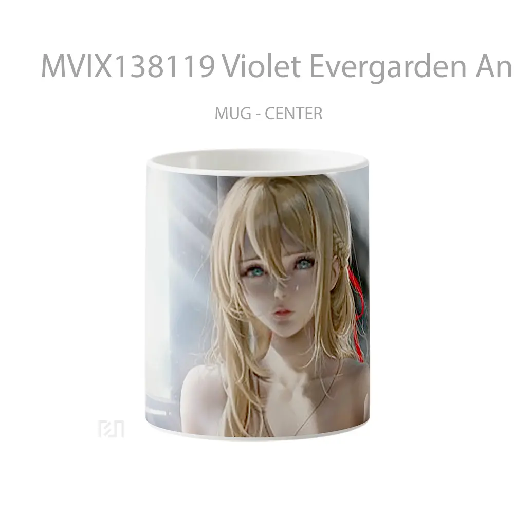 Mug Violet Evergarden Anime Girl Cangkir Anime