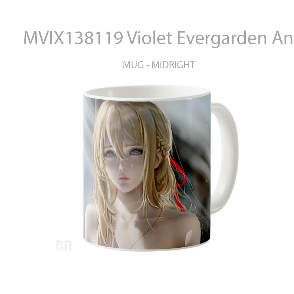Mug Violet Evergarden Anime Girl Cangkir Anime - All-side / Desain