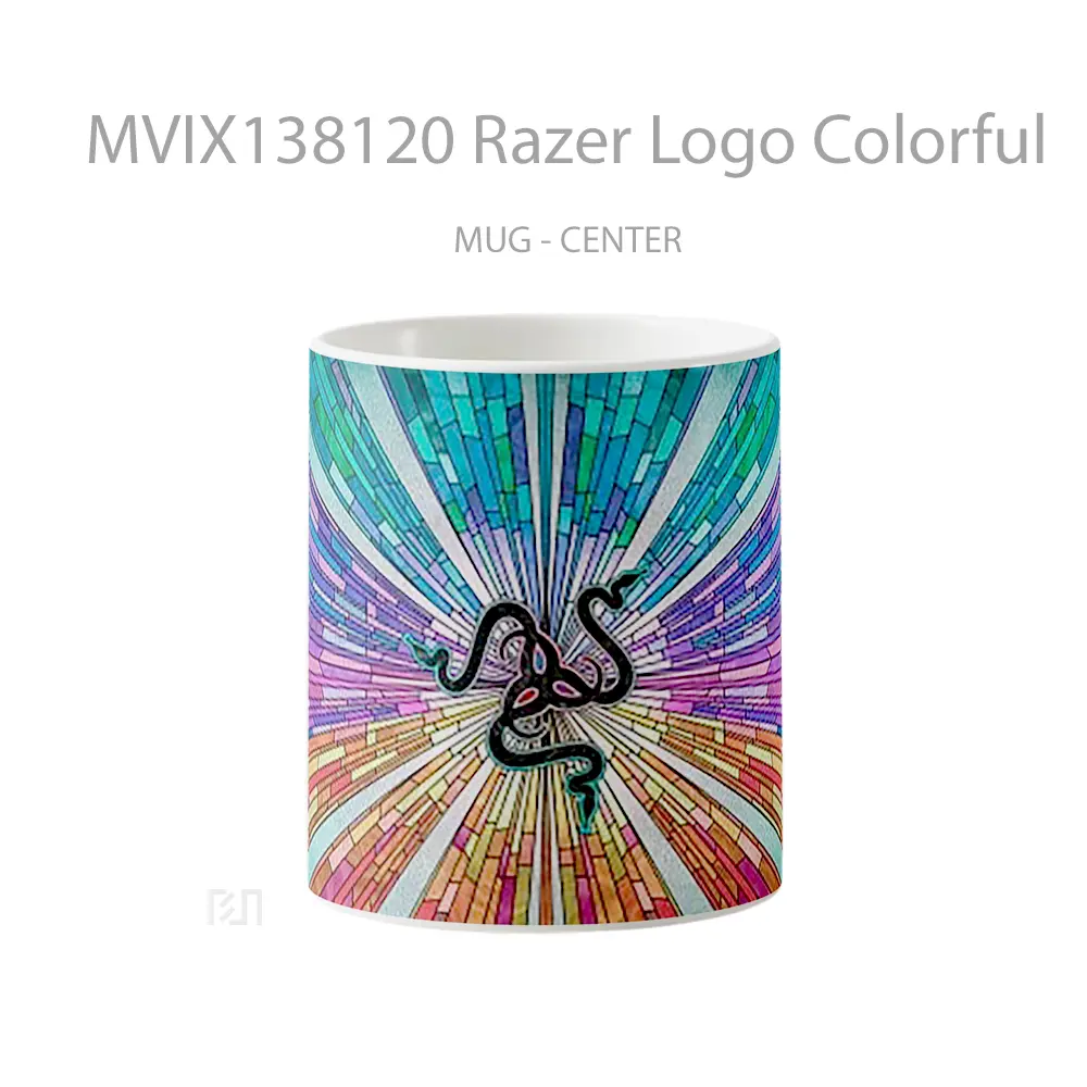 Mug Razer Logo Colorful Gelas Keramik Unik