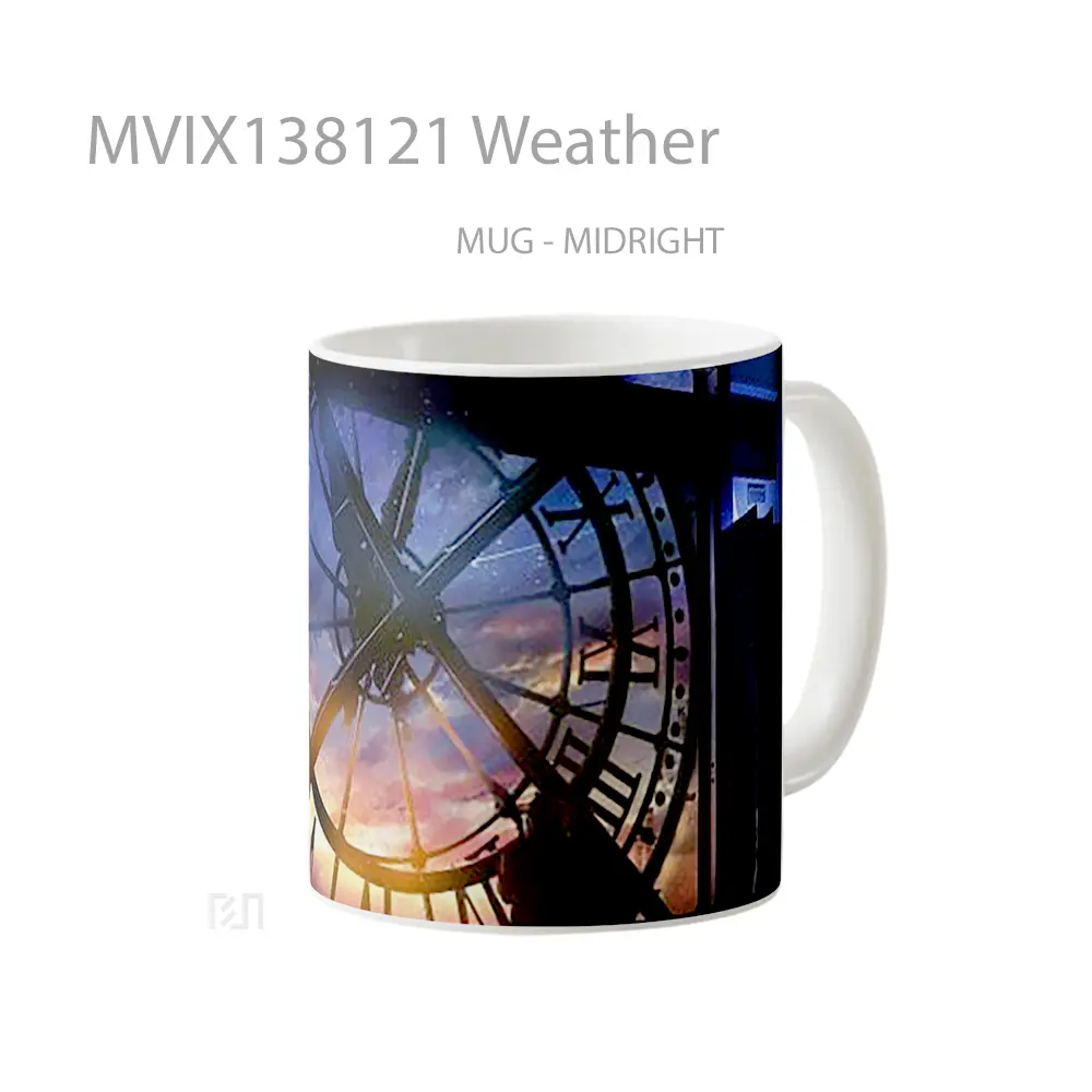 Mug Weather Gelas Keramik Unik - All-side / Desain