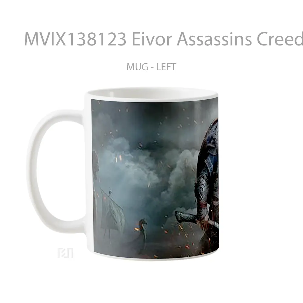 Mug Eivor Assassins Creed Valhalla Cangkir Gamer - All-side / Desain
