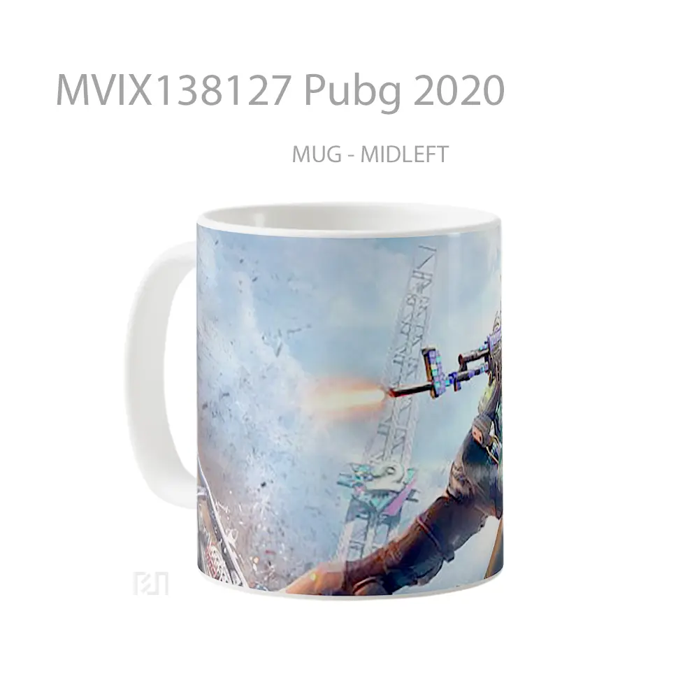 Mug Pubg 2020 Cangkir Gamer - All-side / Desain