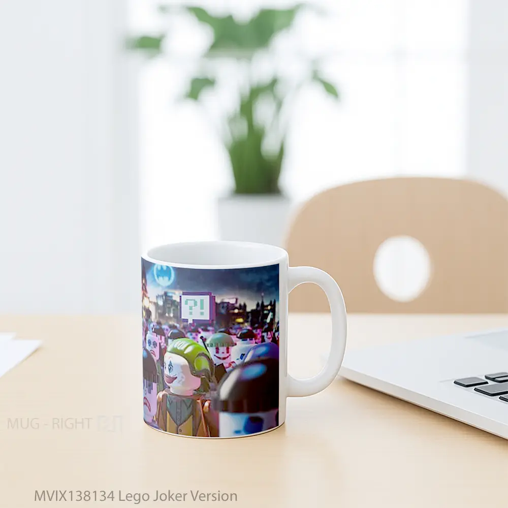 Mug Lego Joker Version Gelas Superhero - All-side / Desain