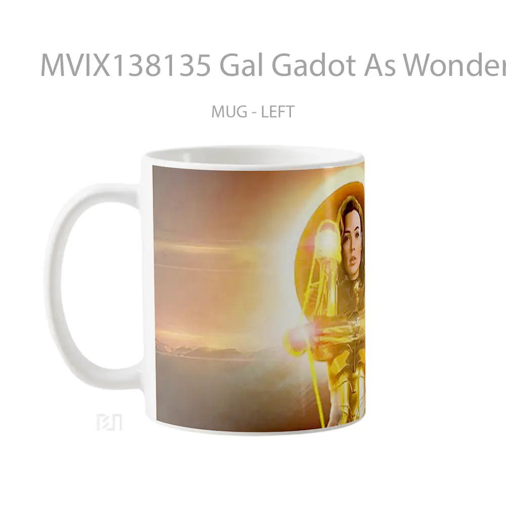 Mug Gal Gadot As Wonder Woman 1984 Gelas Superhero - All-side / Desain