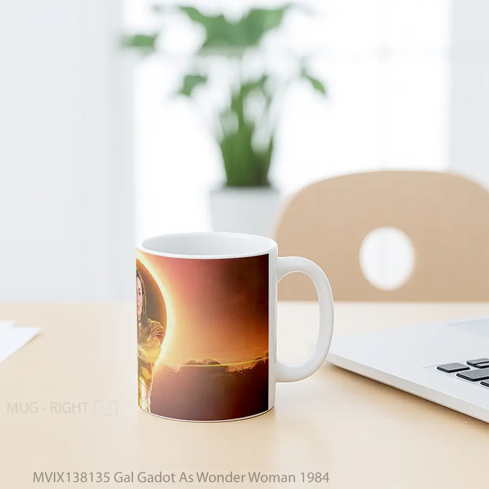 Mug Gal Gadot As Wonder Woman 1984 Gelas Superhero - All-side / Desain