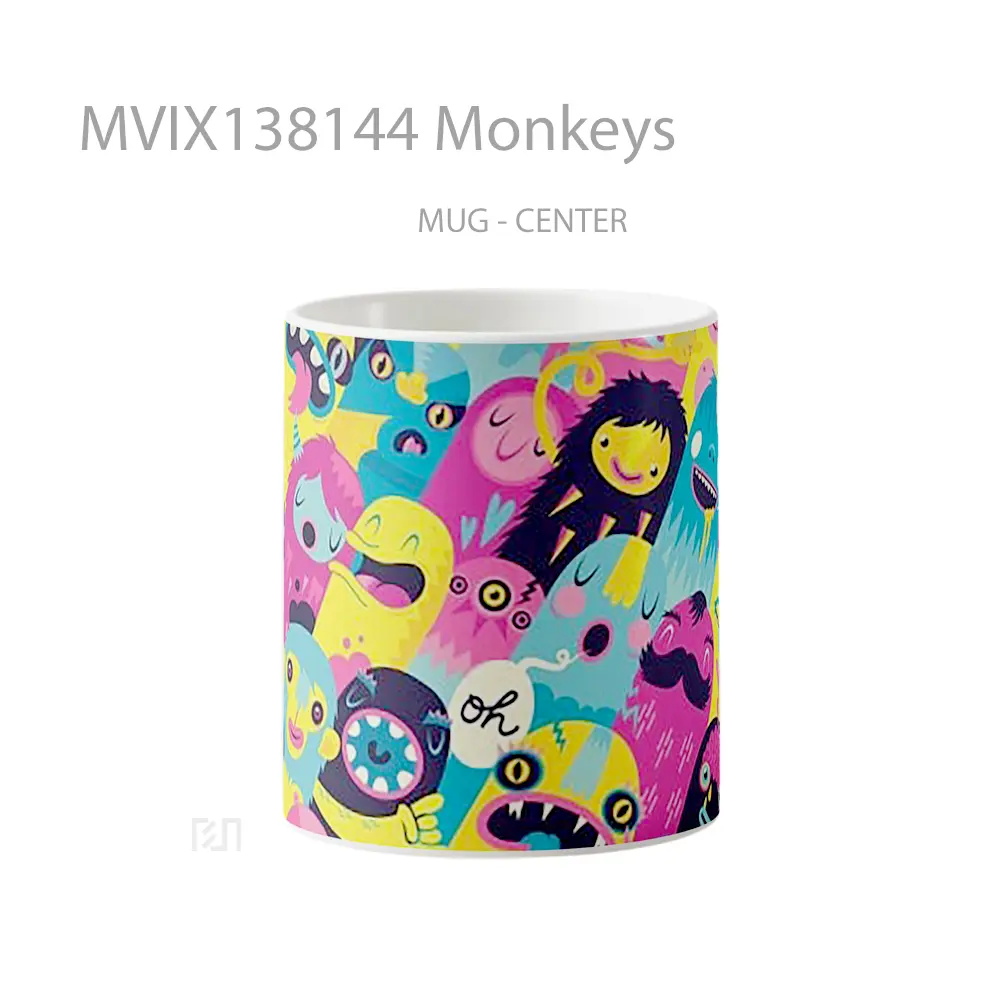 Mug Monkeys Gelas Hewan Lucu