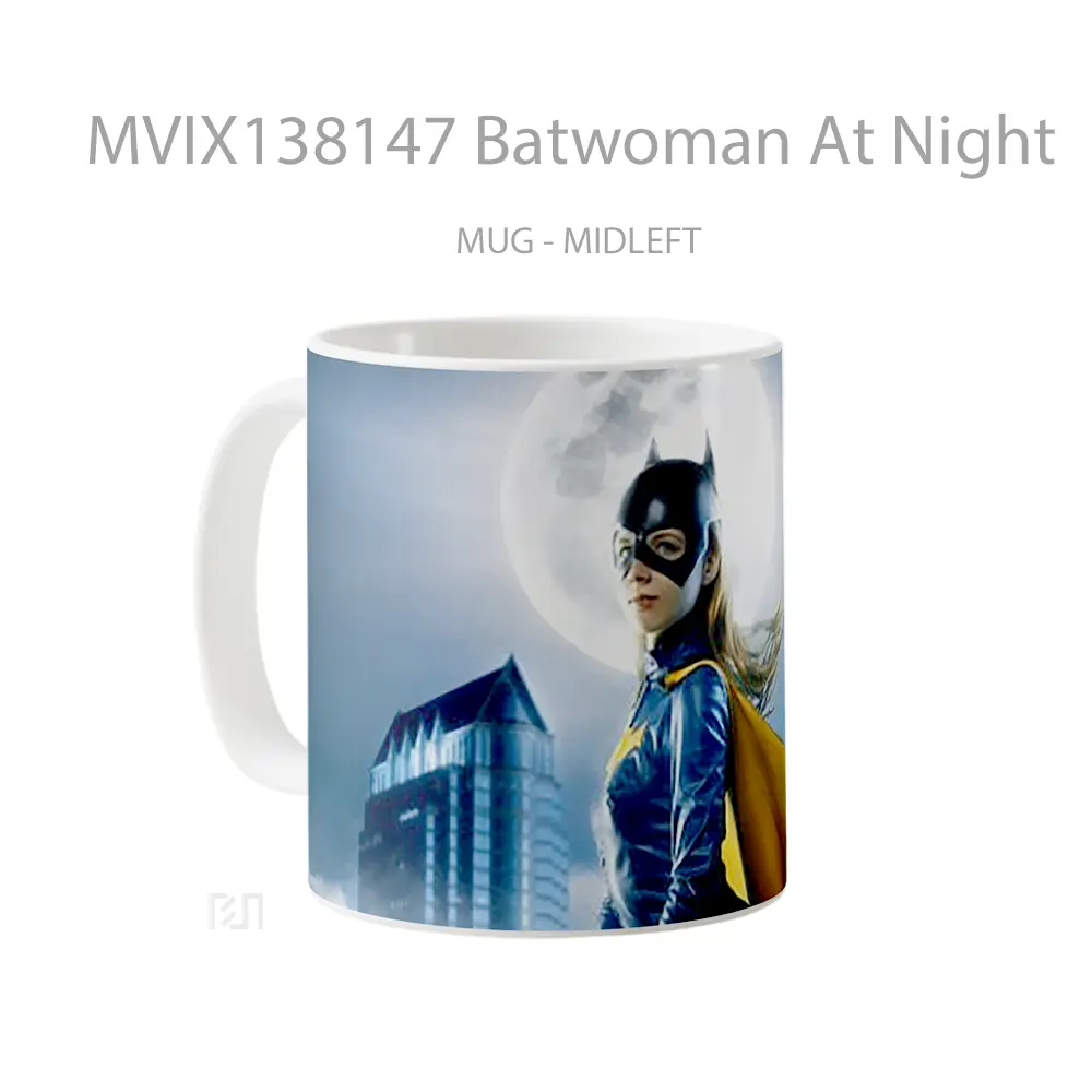 Mug Batwoman At Night Gelas Keramik Unik - All-side / Desain