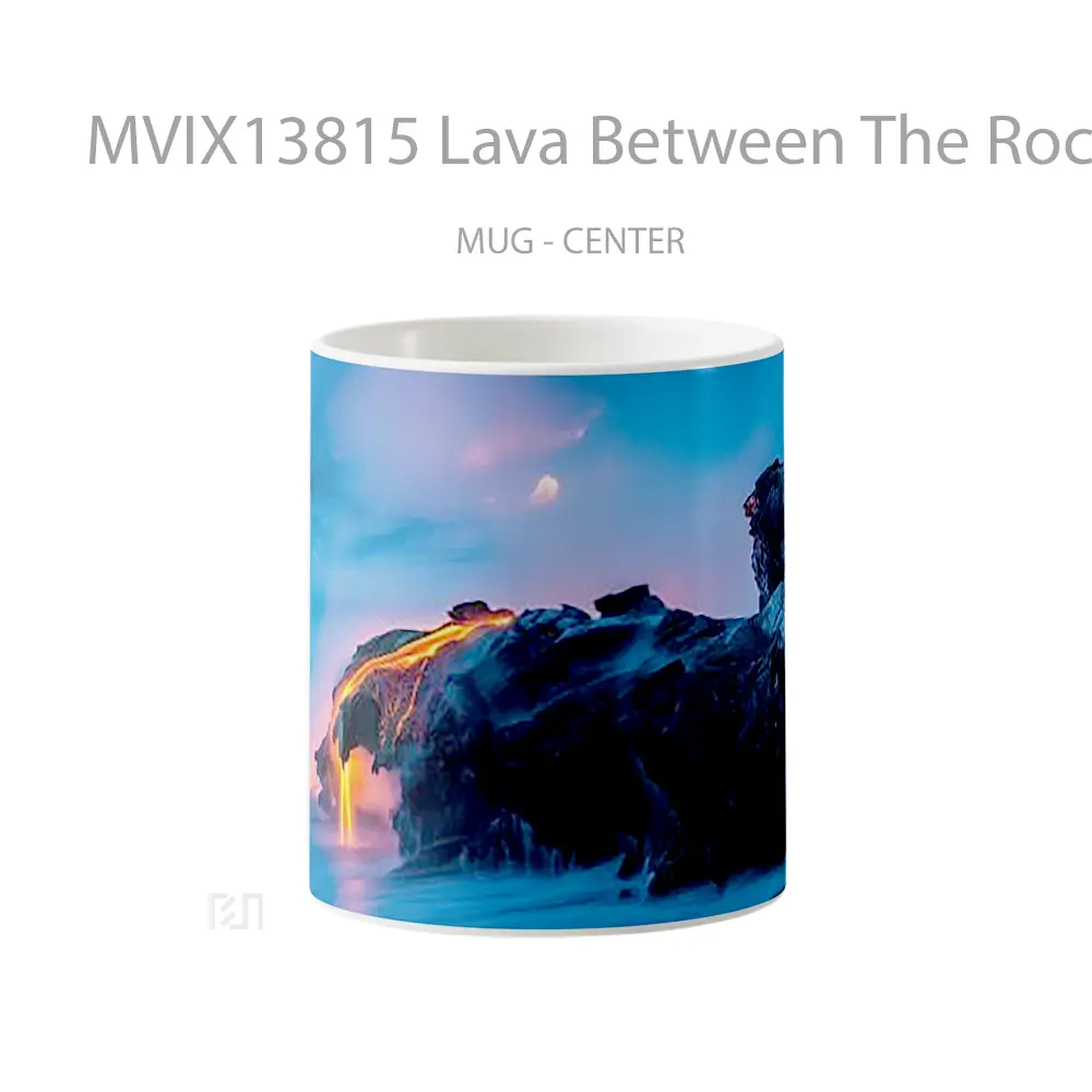 Mug Lava Between The Rocks Gelas Keramik Unik