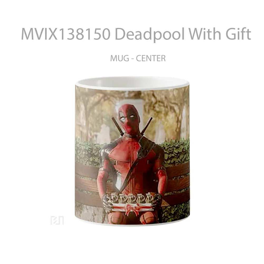 Mug Deadpool With Gift Gelas Superhero