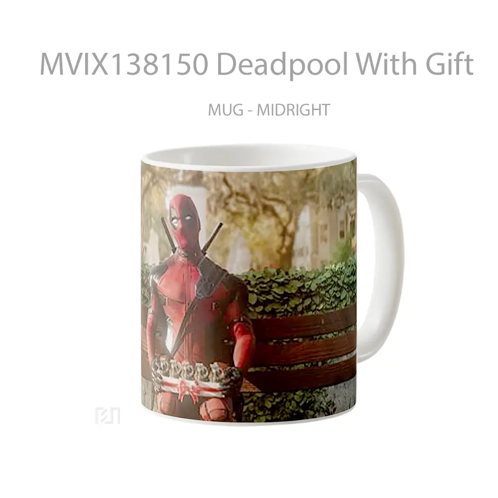 Mug Deadpool With Gift Gelas Superhero - All-side / Desain