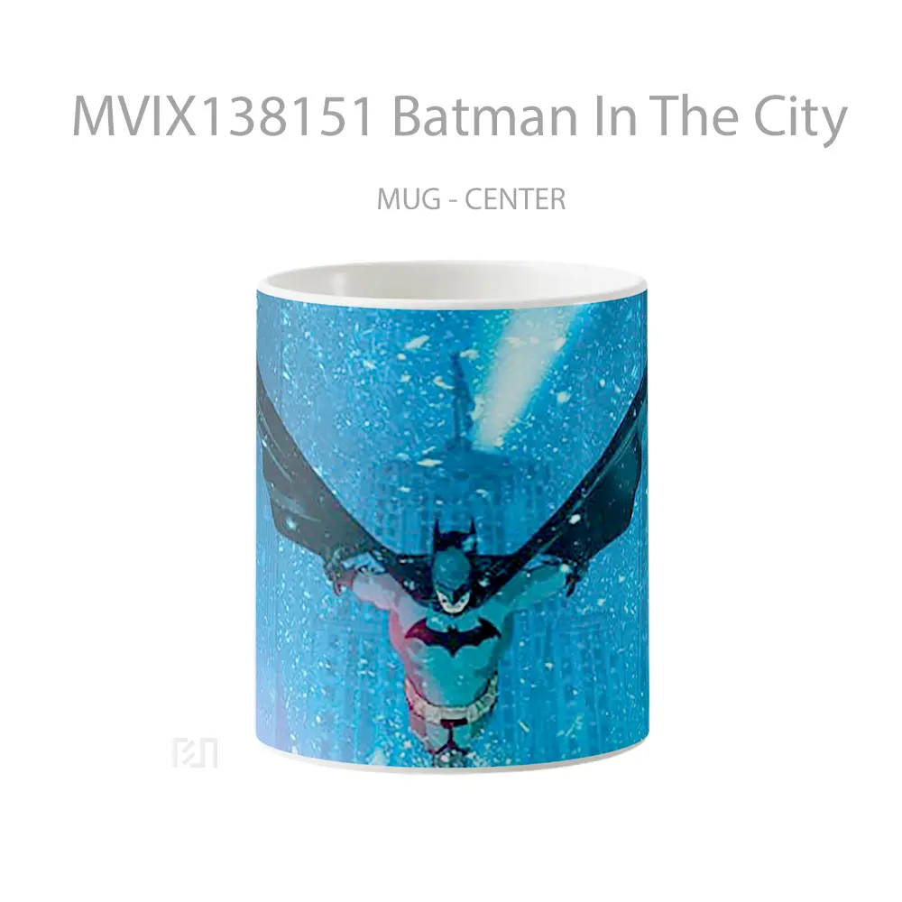 Mug Batman In The City Gelas Superhero