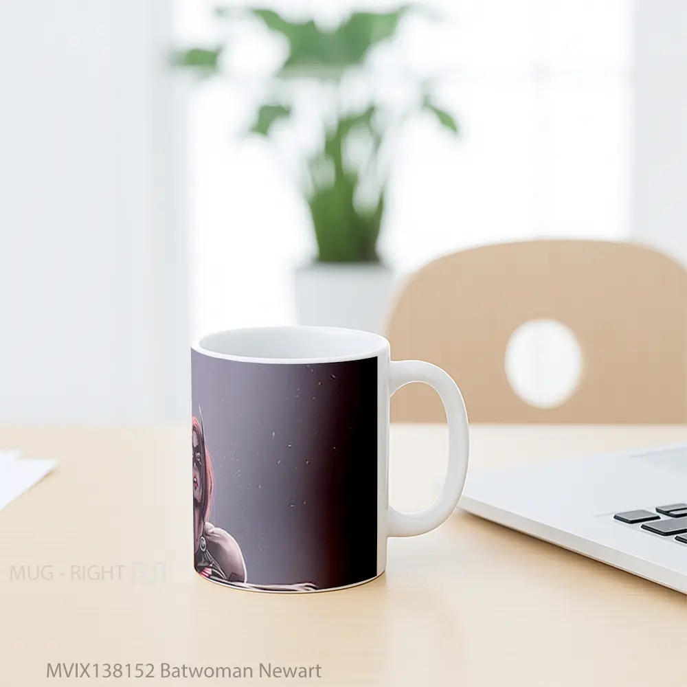 Mug Batwoman Newart Gelas Keramik Unik - All-side / Desain