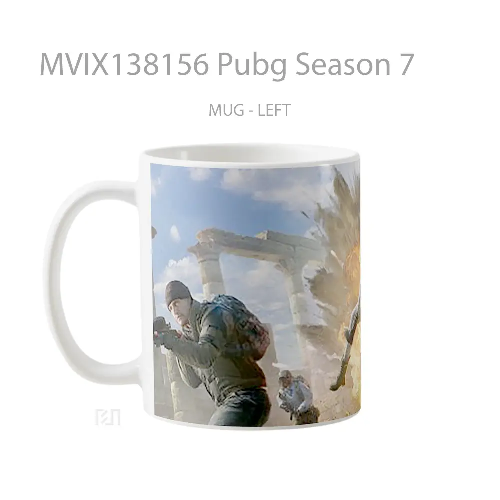 Mug Pubg Season 7 Cangkir Gamer - All-side / Desain