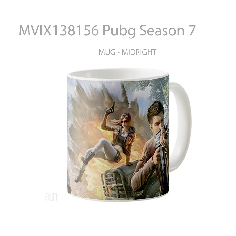 Mug Pubg Season 7 Cangkir Gamer - All-side / Desain