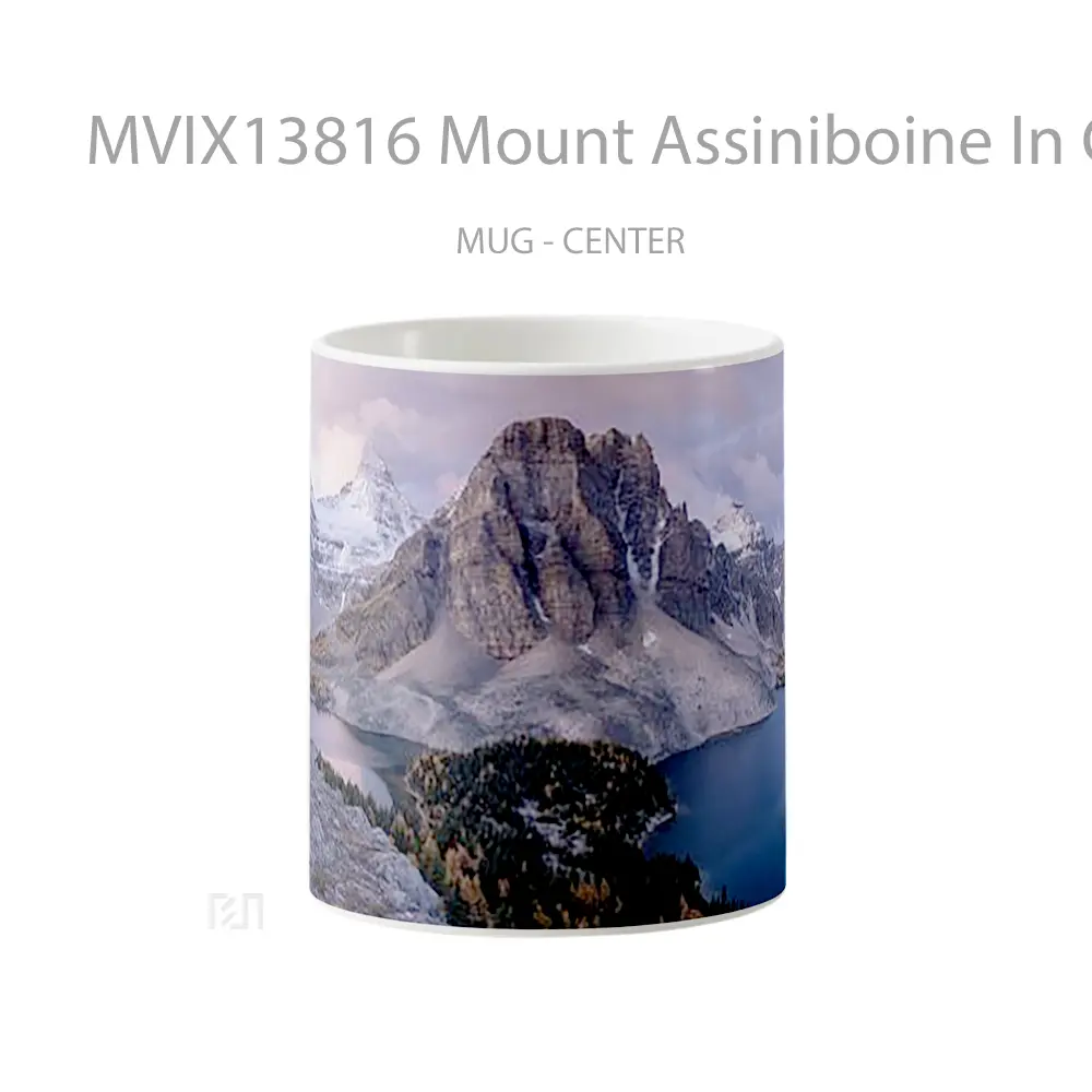 Mug Mount Assiniboine In Canada Gelas Keramik Unik